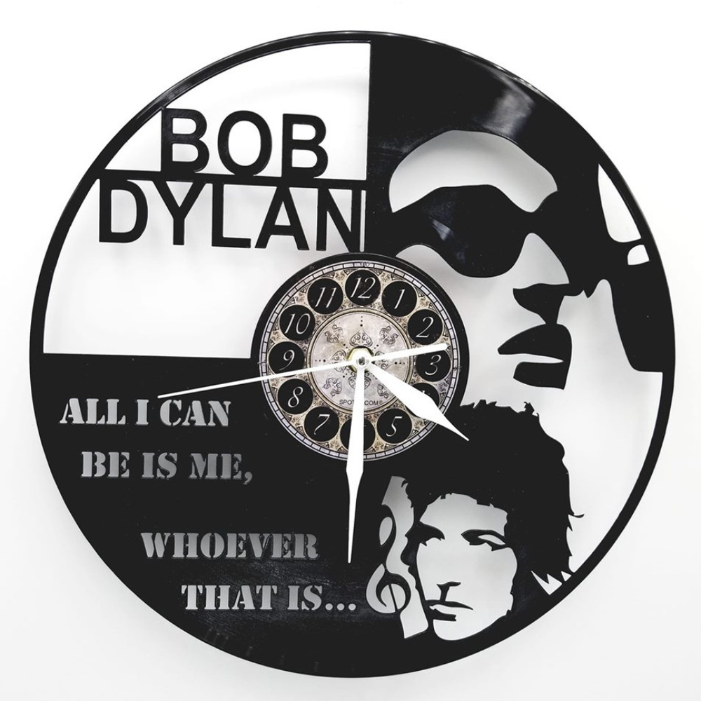 BOB DYLAN vinyl record clock Music Wall Art Gift